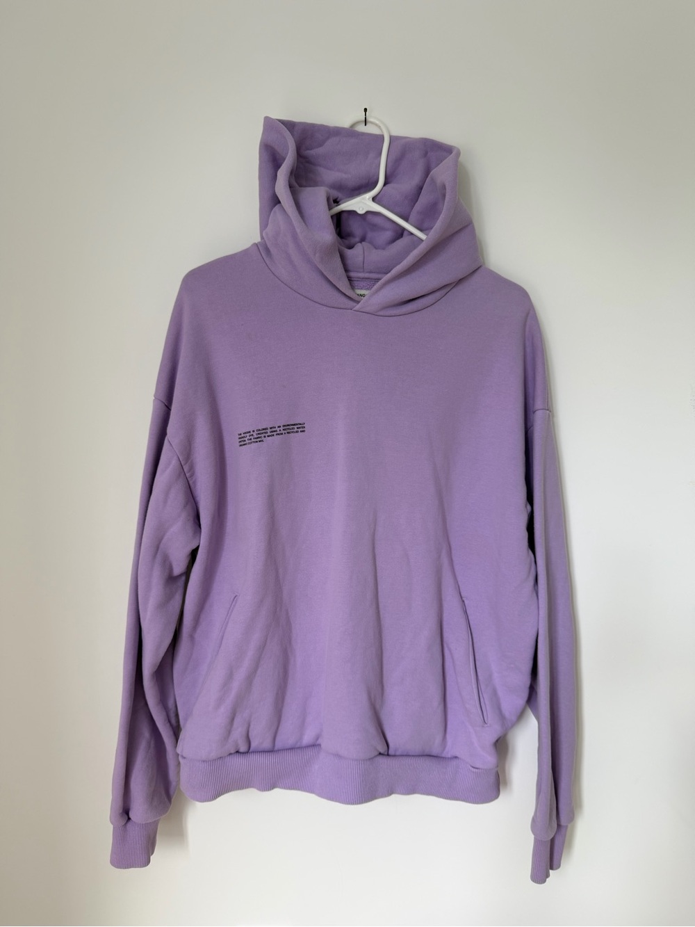 Pangaia Hoodie Lilac 365 Heavyweight Recycled Size Large